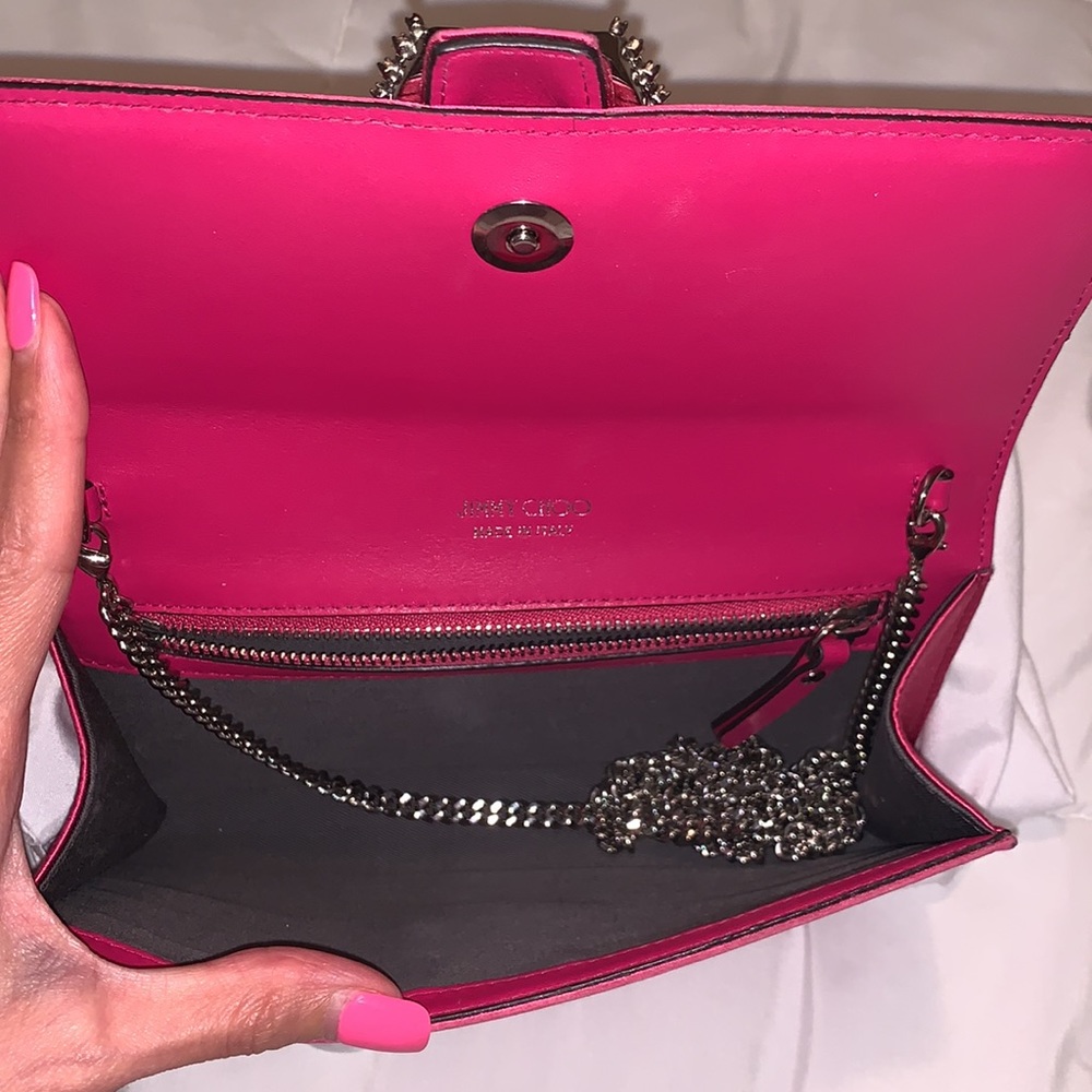 • Jimmy Choo Wallet On Chain • - Picture 4 of 7